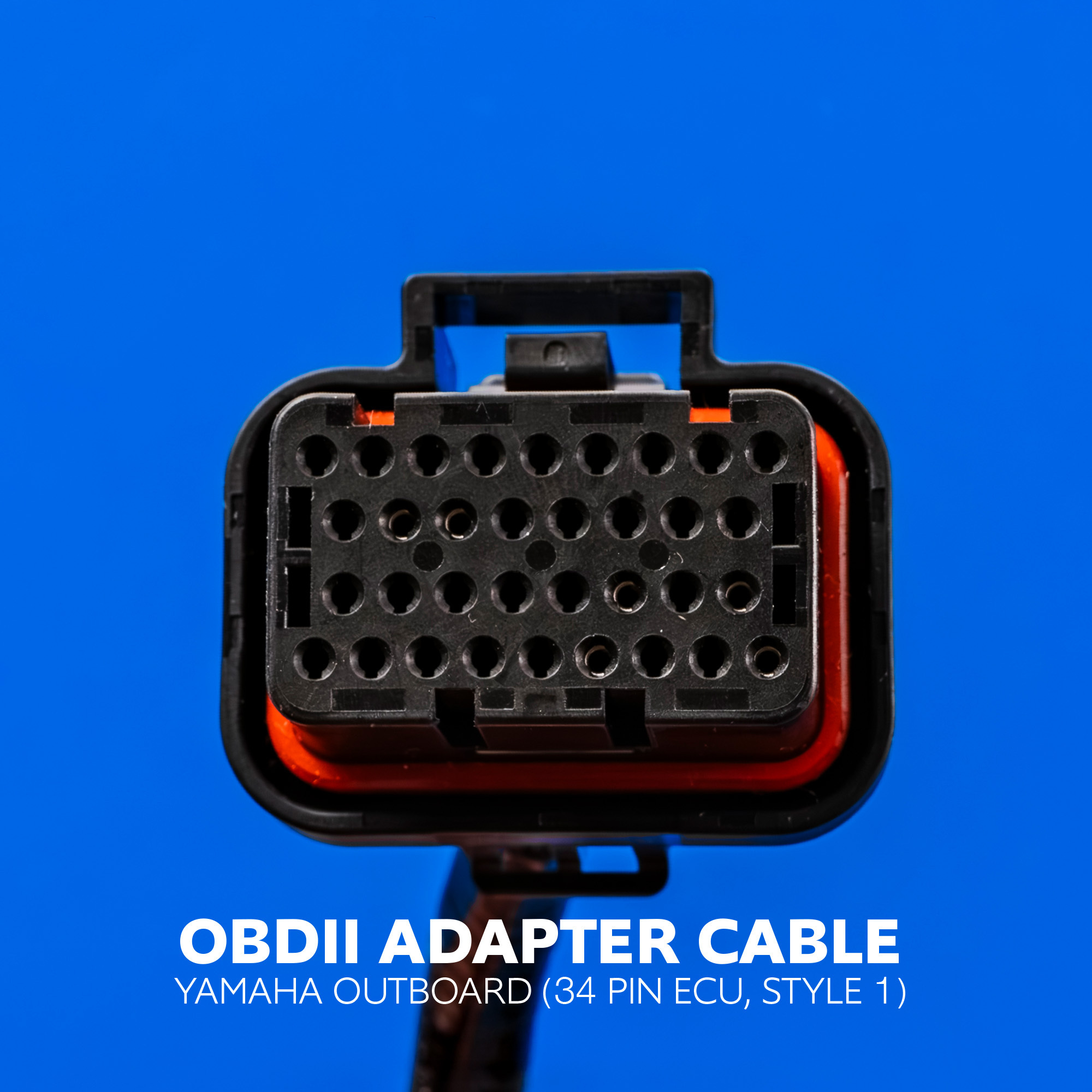 HP Tuners OBDII Adapter Kabel für Yamaha Outboard 34-Pin ECU Style 1