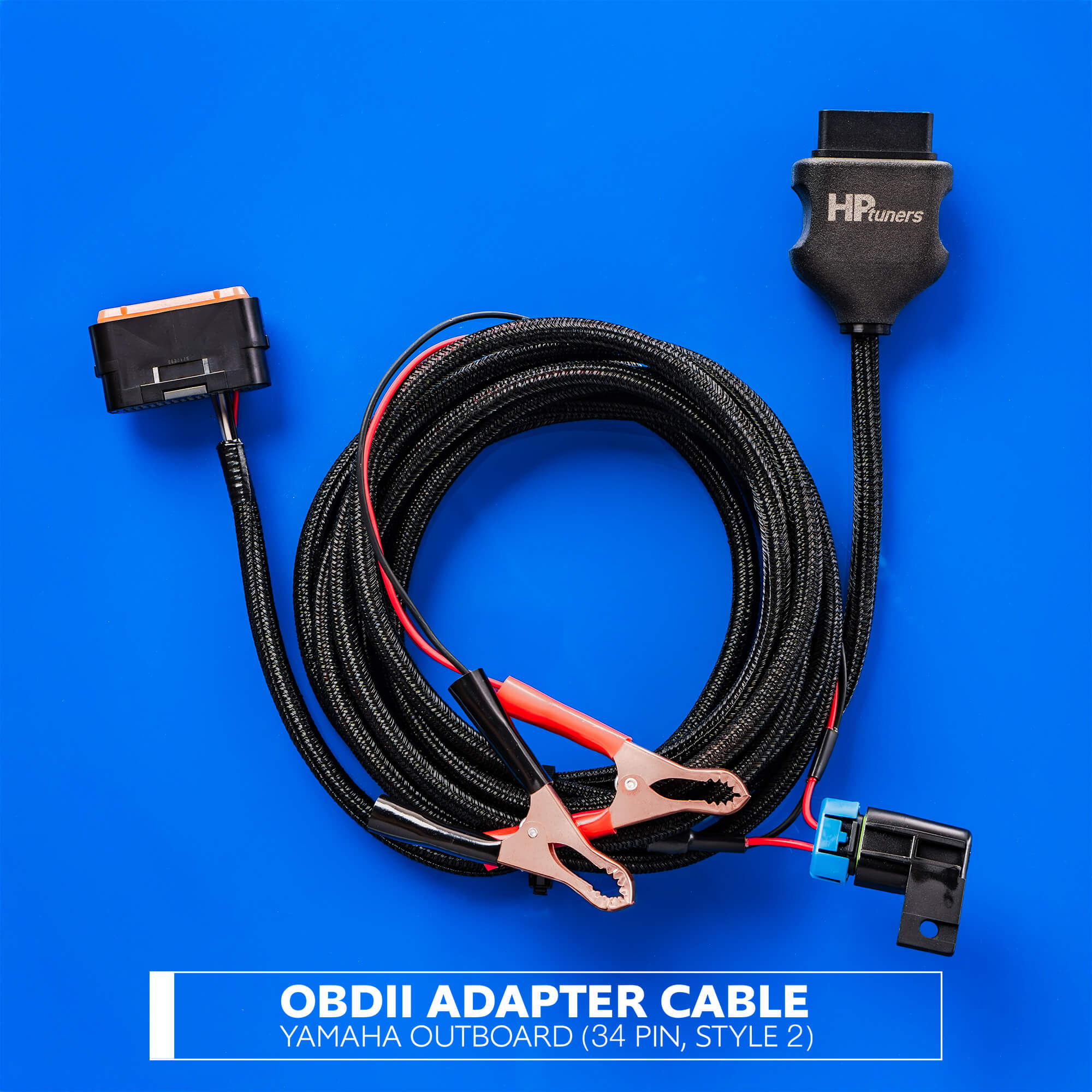 HP Tuners OBDII Adapter Kabel für Yamaha Outboard 34-Pin ECU Style 2